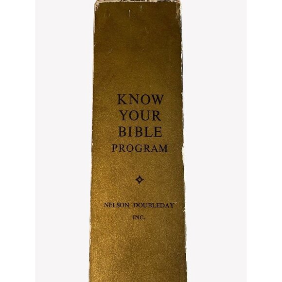 Vintage 1962 Know Your Bible Program Lot Of 16 Books Nelson Doubleday Inc. - Picture 3 of 12